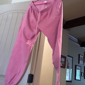pink sweat pants